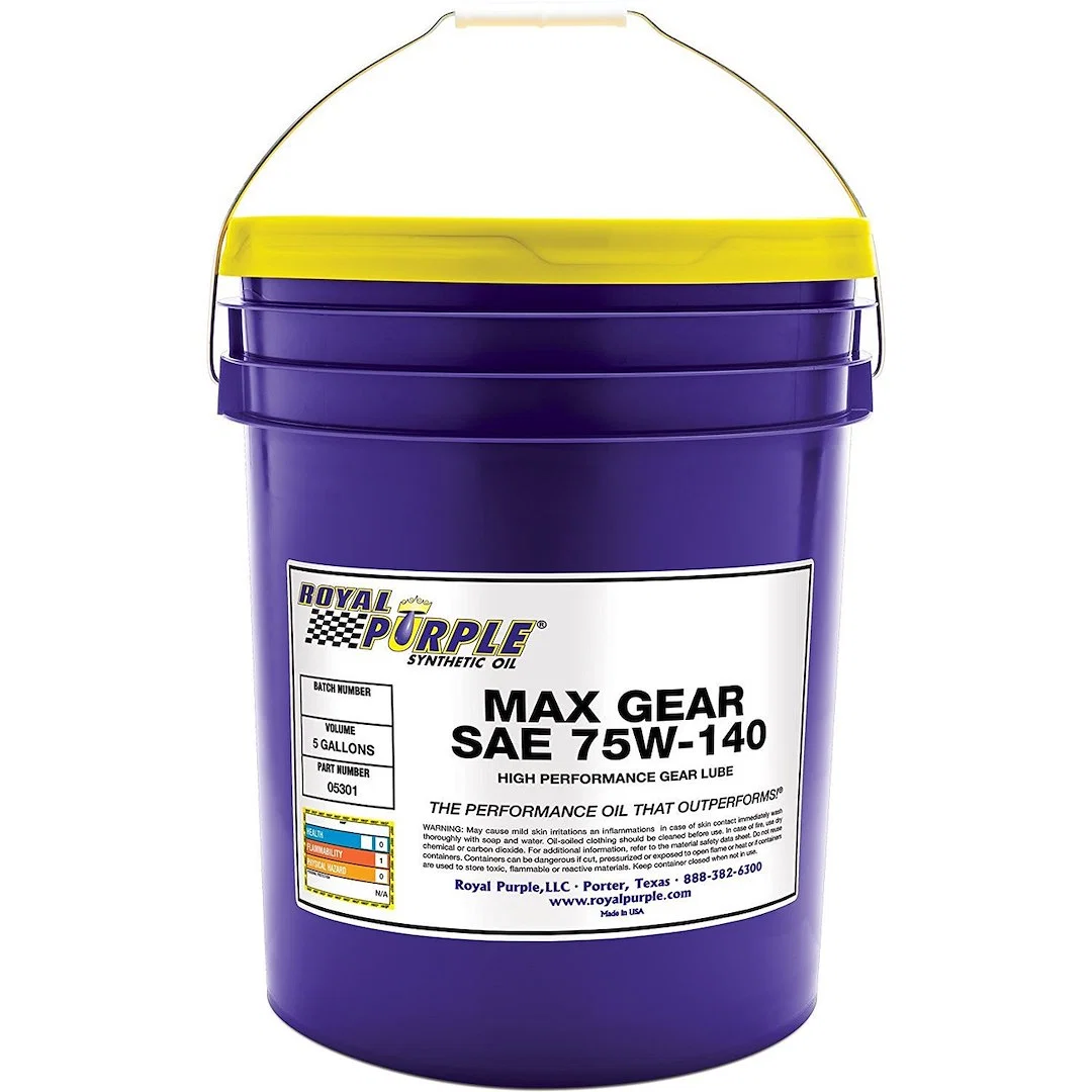05301 – ROYAL PURPLE Gear Oil, Single 5 Gallon Pail 75W-140 Synthetic